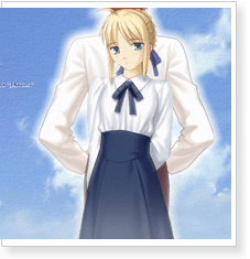 Fate/Stay Night Casual Saber Cosplay