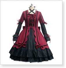 Gothic Lolita Scallop Dress