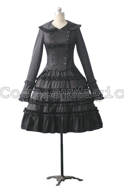 Gothic Lolita Tiered Frill Dress - Image 2