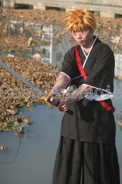 Bleach Ichigo Kurosaki Soul Reaper Cosplay - Image 5