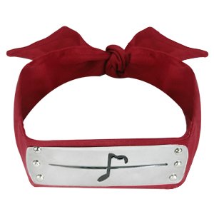 Naruto Ninja Hidden Sound Village HeadBand Red